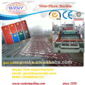 two layers ASA/PMMA pvc corrugated roof making machine